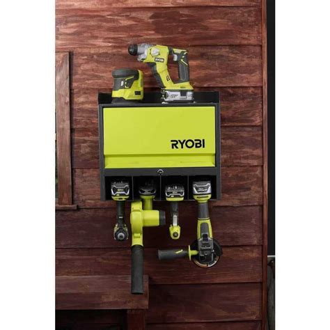 ryobi steel 2-shelf wall mounted garage cabinet in black|wall mounted storage cabinet.